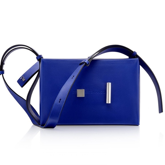Stuart Weitzman Vibrant Blue Crossbody Bag - Picture 1 of 4